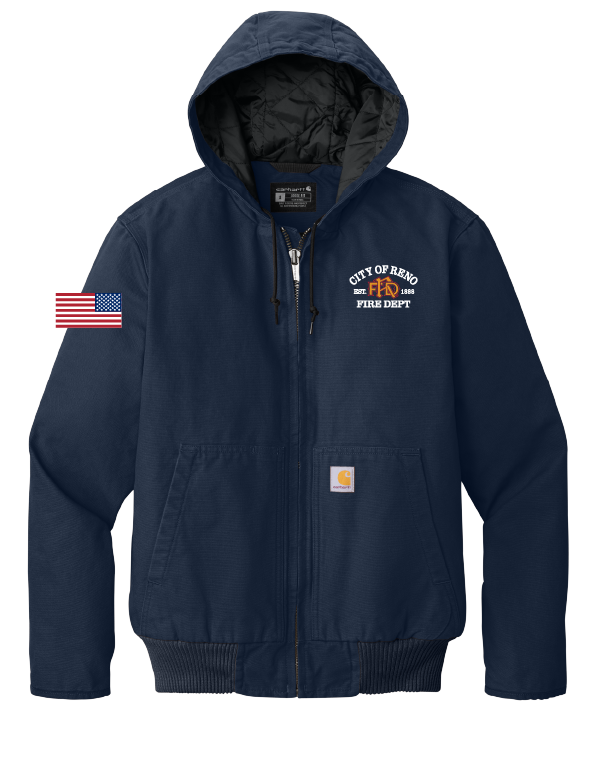 Carhartt Quilted Flannel Lined Duck Active Jacket