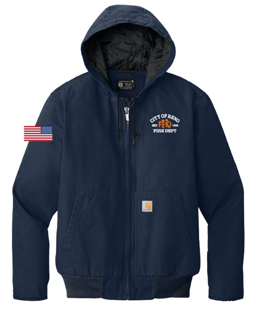 Carhartt Quilted Flannel Lined Duck Active Jacket
